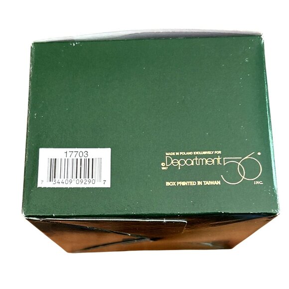 Department 56 - North Pole - Glass Ornament "Santas Workshop" Vintage -‎ 1990's - Picture 5 of 16